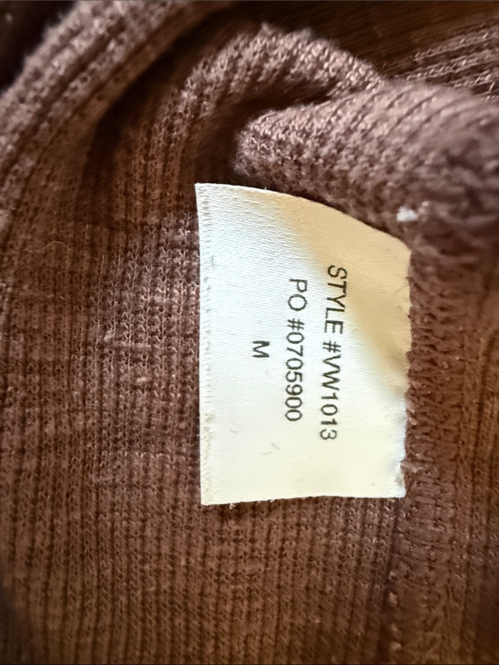 Vuori Ribbed Scoop Tank Top in Mauve - Picture 3 of 4